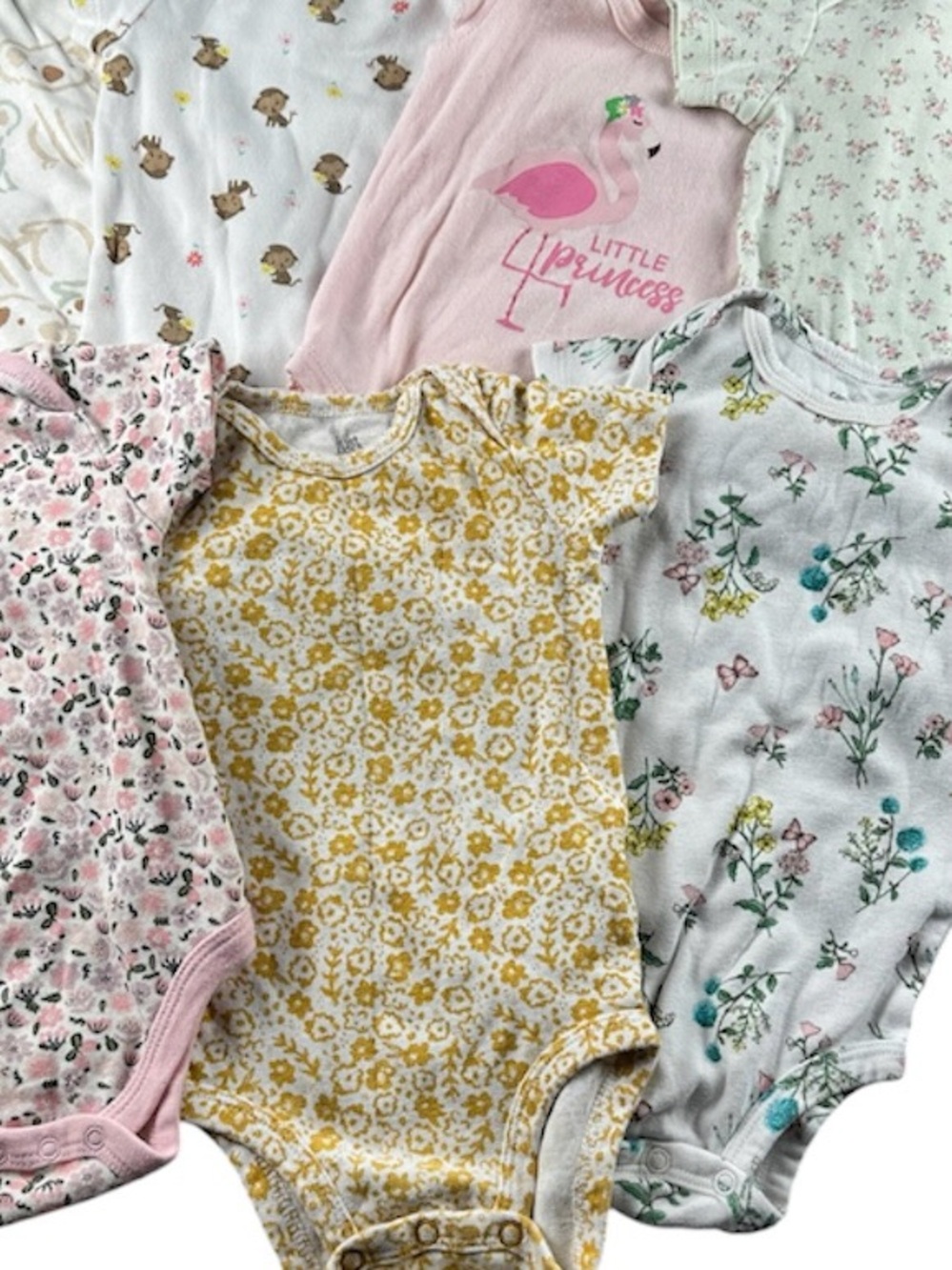 Baby Girls 3-6 Month Onsies Bodysuits Lot of 12